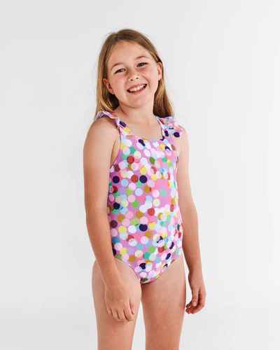 Confetti Pink One Piece Bathers