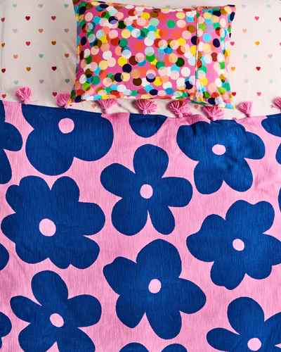 Confetti Pink Organic Cotton Pillowcase