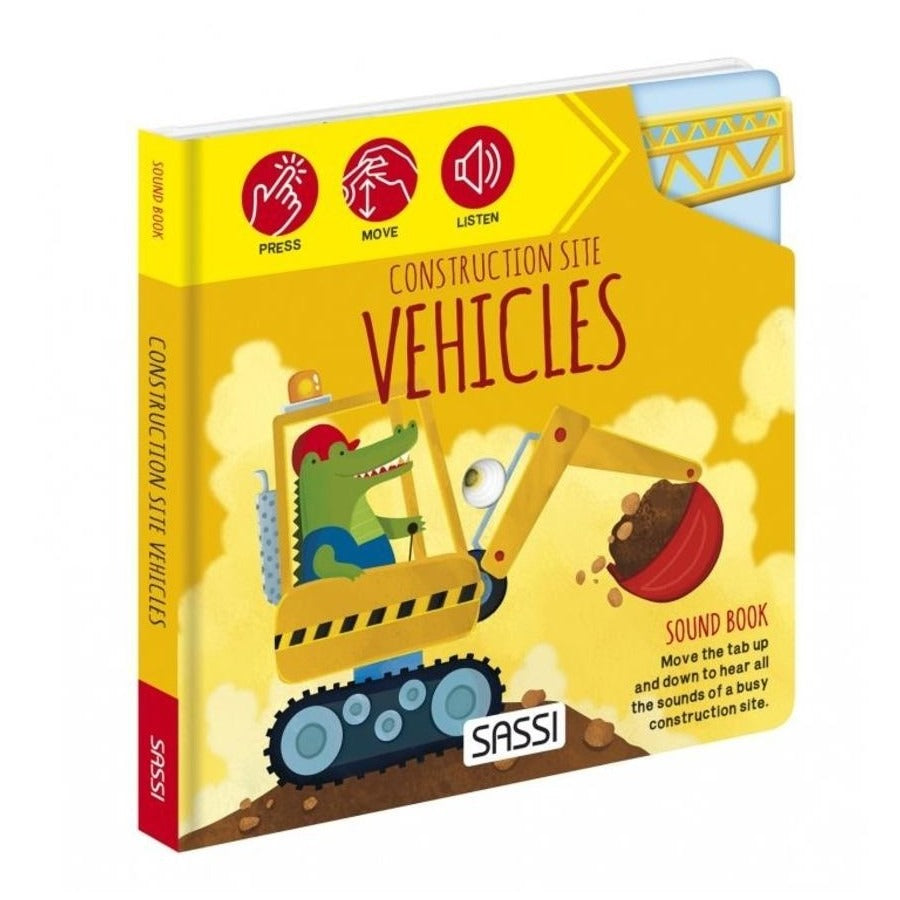 Sassi Story Book - Construction Site Vehicles