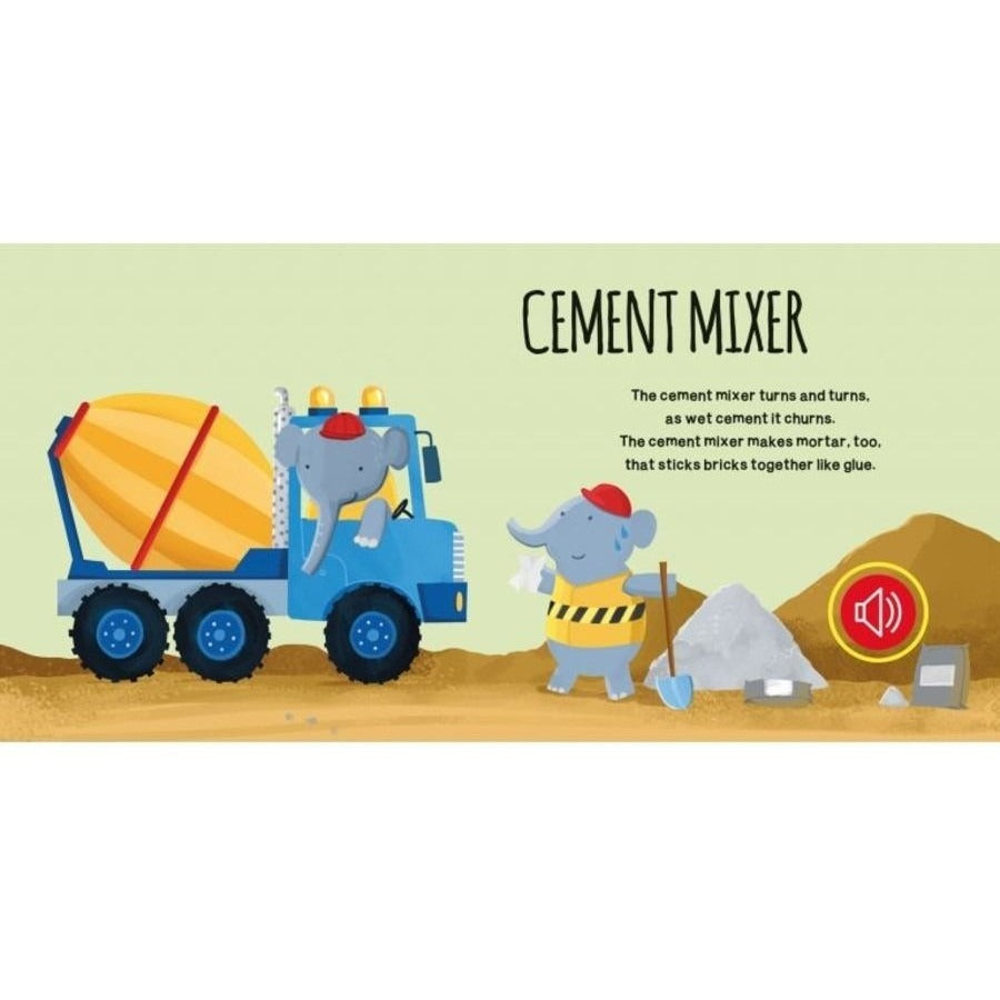 Sassi Story Book - Construction Site Vehicles