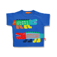 Thumbnail for Croc Blue Short Sleeve T-Shirt