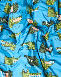 Thumbnail for Crocodile Rock Blue Organic Cotton Quilt Cover (Copy)