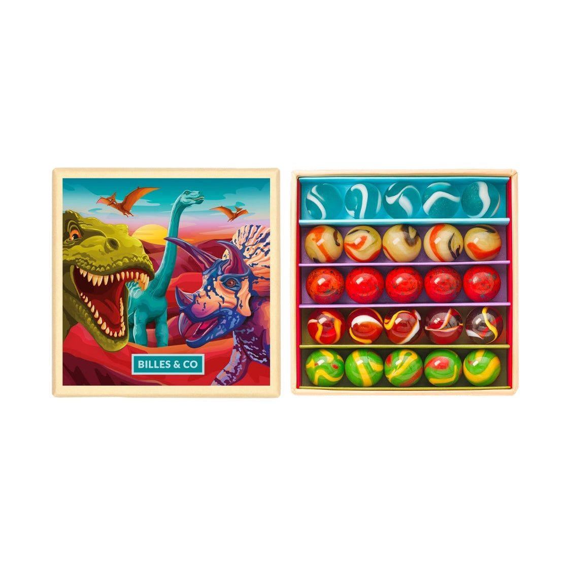 Marble Treasure Mini Box - Dinosaurs