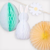 Thumbnail for Meri Meri Honeycomb Easter Bunny Garland