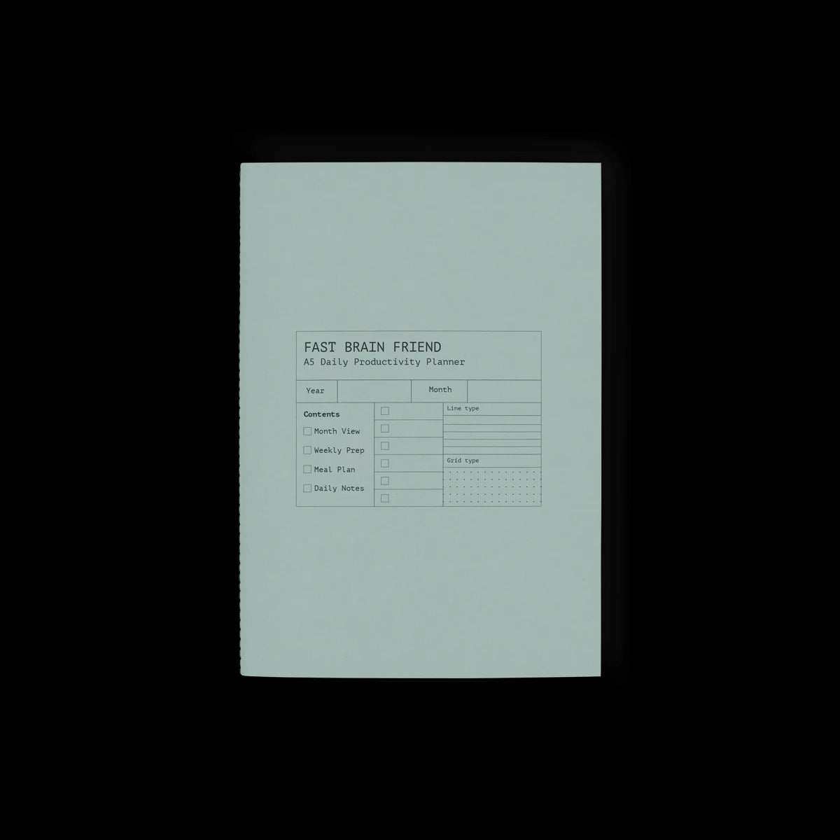 Fast Brain Daily Productivity Planner