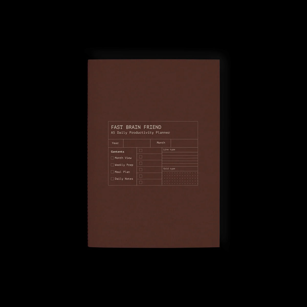 Fast Brain Daily Productivity Planner