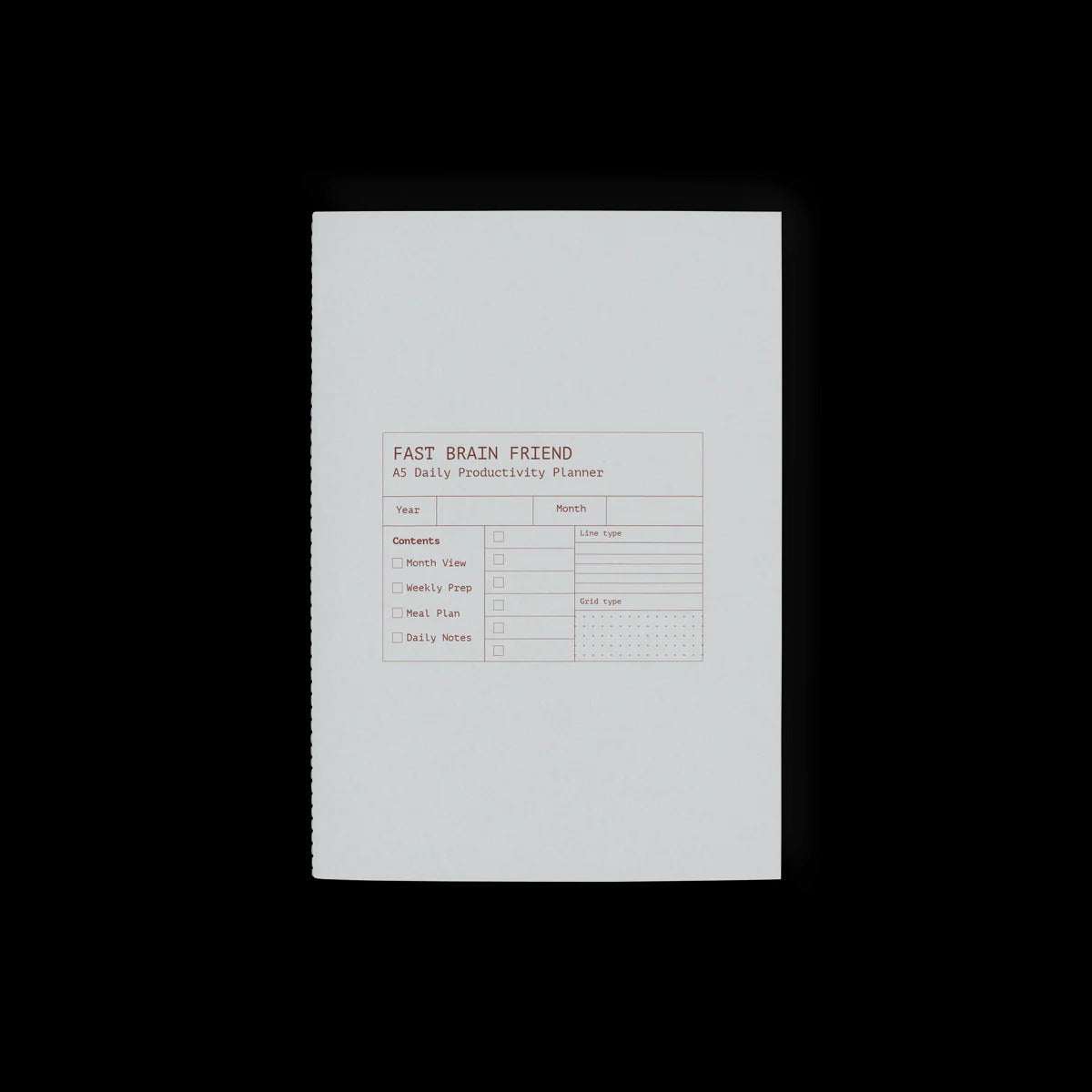 Fast Brain Daily Productivity Planner