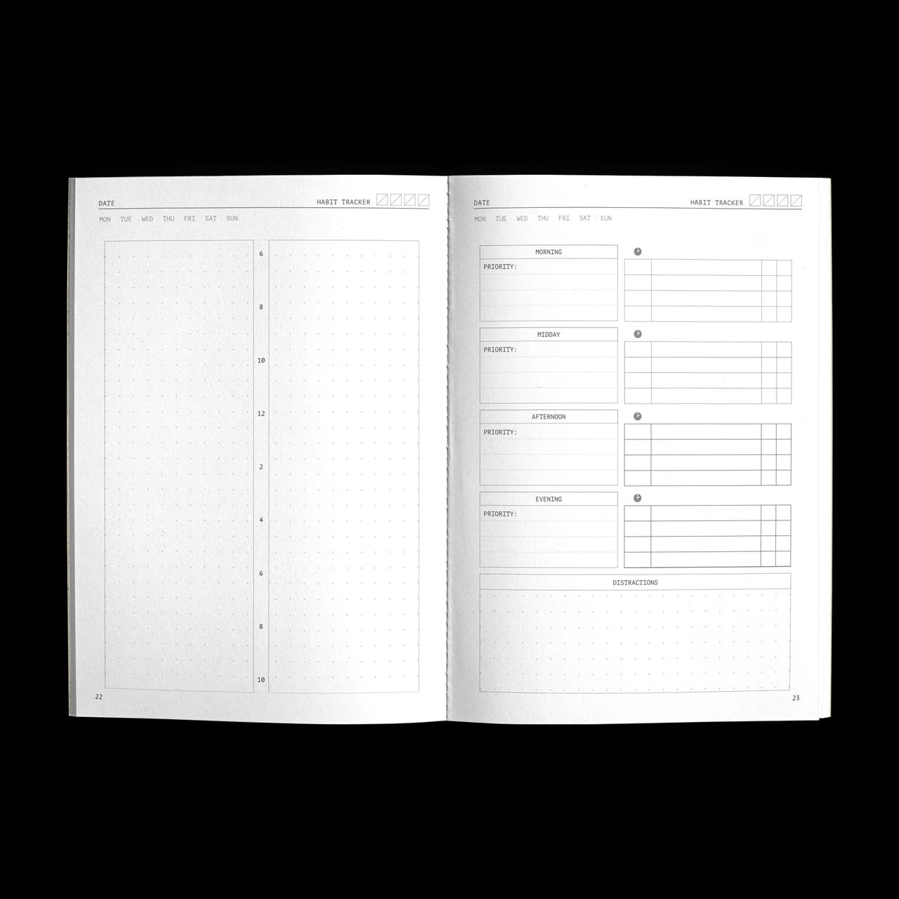 Fast Brain Daily Productivity Planner