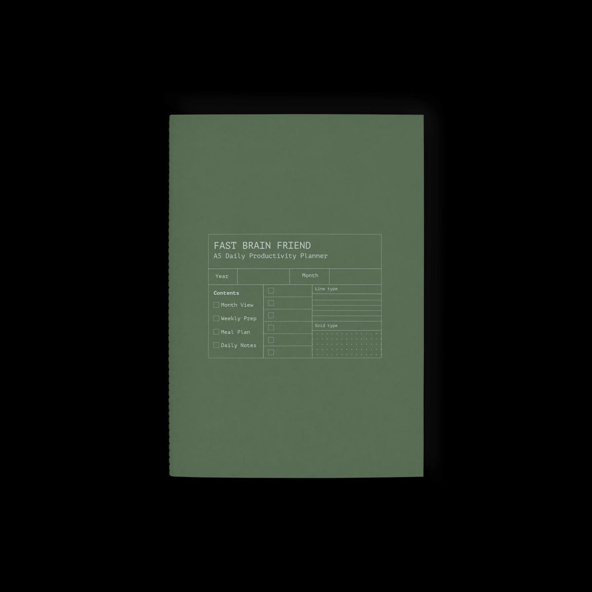 Fast Brain Daily Productivity Planner