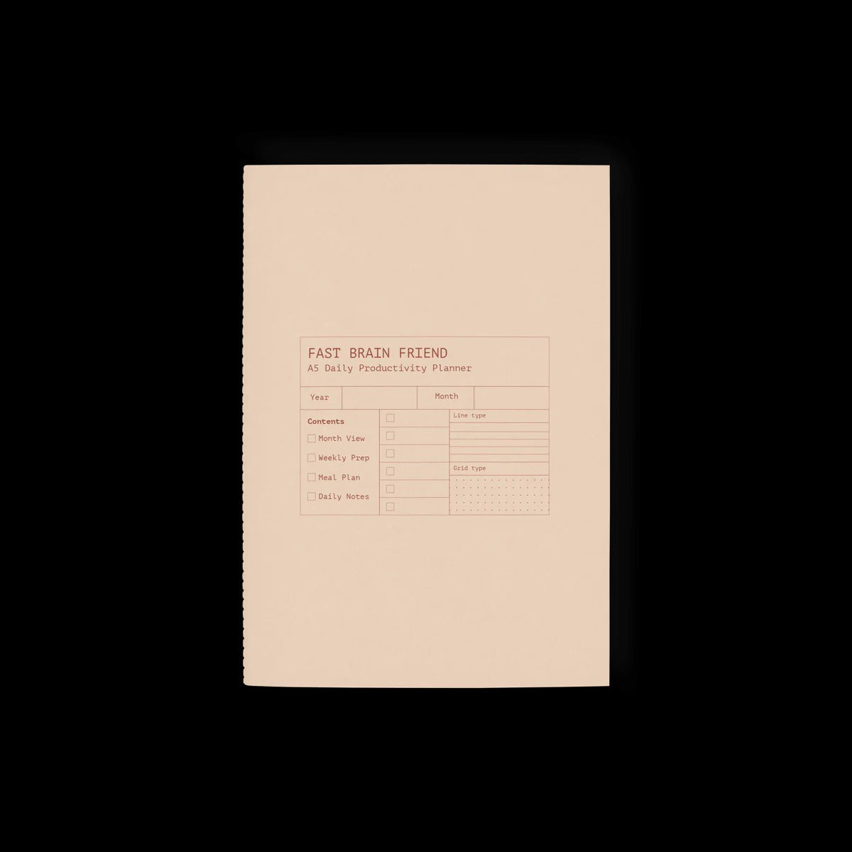 Fast Brain Daily Productivity Planner