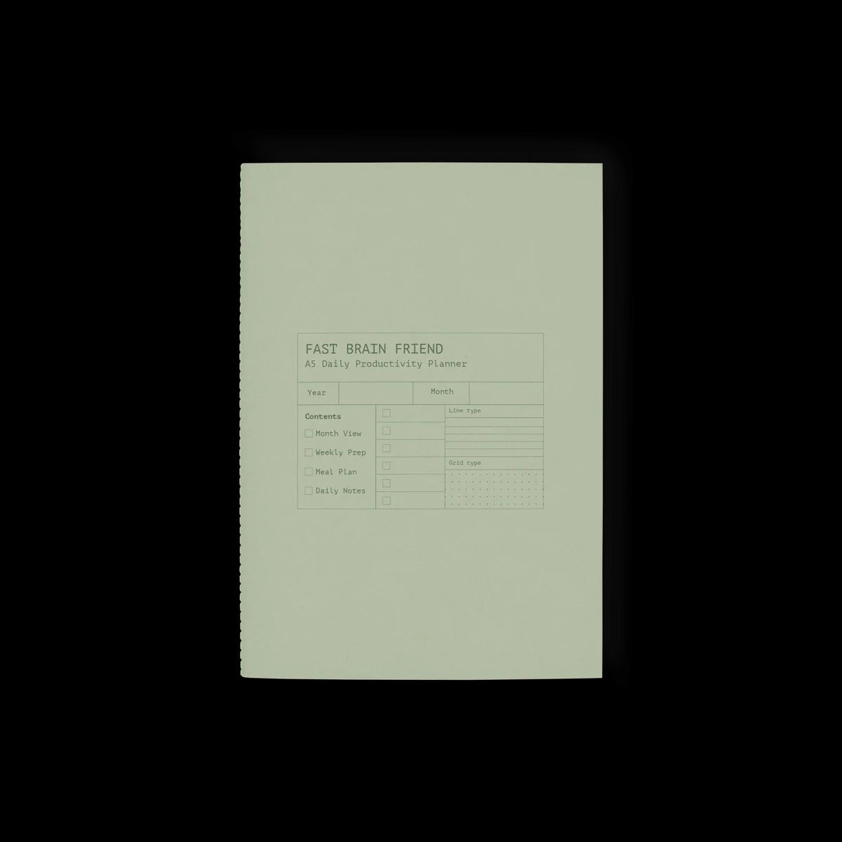 Fast Brain Daily Productivity Planner