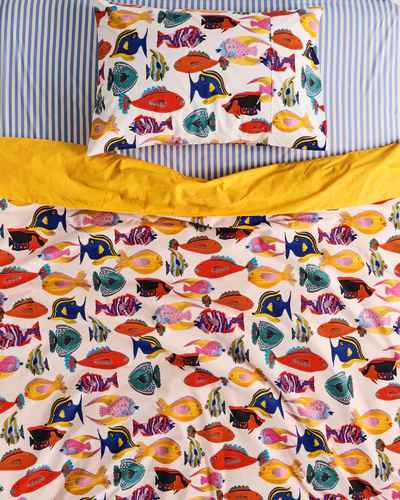 Fishy Business Organic Cotton Pillowcase