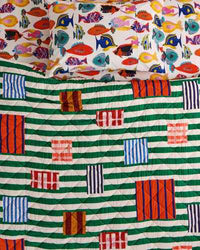 Thumbnail for Fishy Business Organic Cotton Fitted Sheet