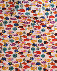 Thumbnail for Fishy Business Organic Cotton Fitted Sheet