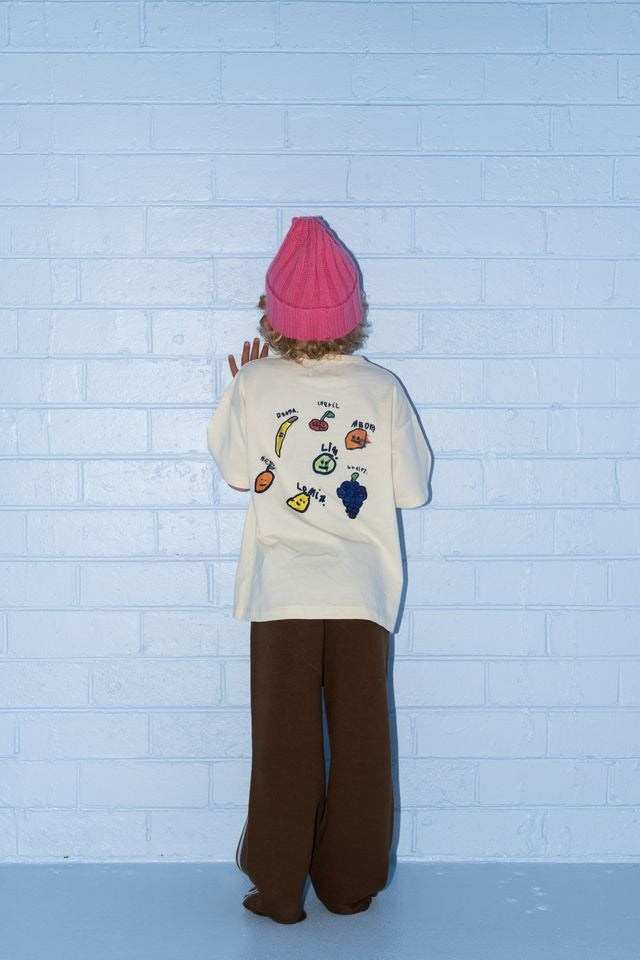 Organic Fruit Salad Tee Milk