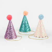 Thumbnail for Glitter Mini Party Hats