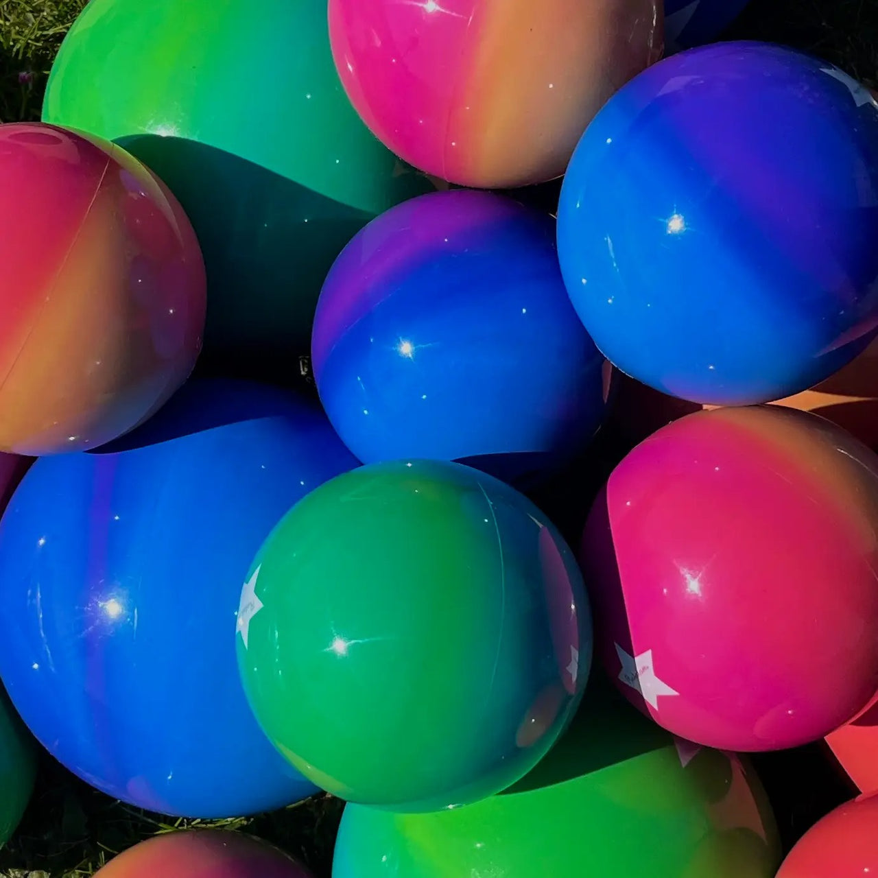 Gum Balloon Green & Yellow