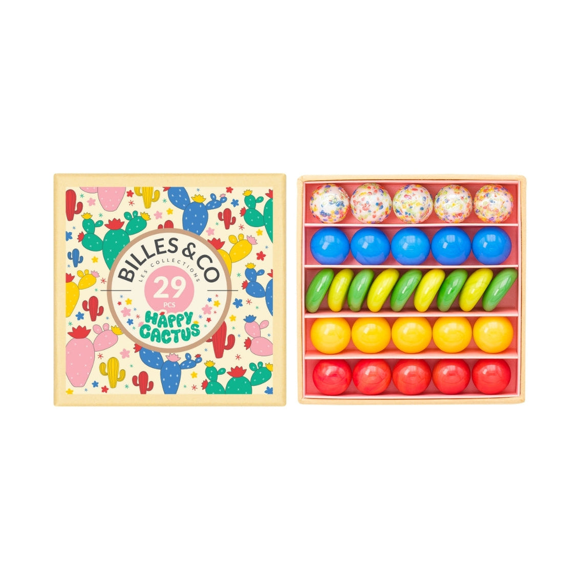 Marble Treasure Mini Box - Happy Cactus