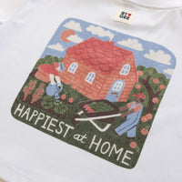 Thumbnail for Happy at Home Oversized Boxy Tee White