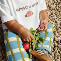 Thumbnail for Happy at Home Oversized Boxy Tee White