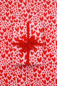 Thumbnail for Heartfelt Poppy Red/Pink Wrapping Paper