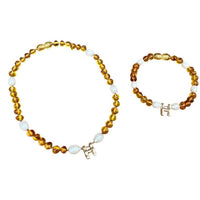 Thumbnail for Honey Baltic Amber Baby Necklace NO LETTER
