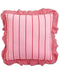 Thumbnail for Iced Vovo Stripe Frill Upholstery Cushion