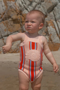 Thumbnail for Island Stripe Shell Singletsuit