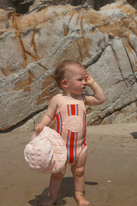 Thumbnail for Island Stripe Shell Singletsuit