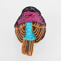 Thumbnail for Jasper Clip on Sequin Bird Fuchsia