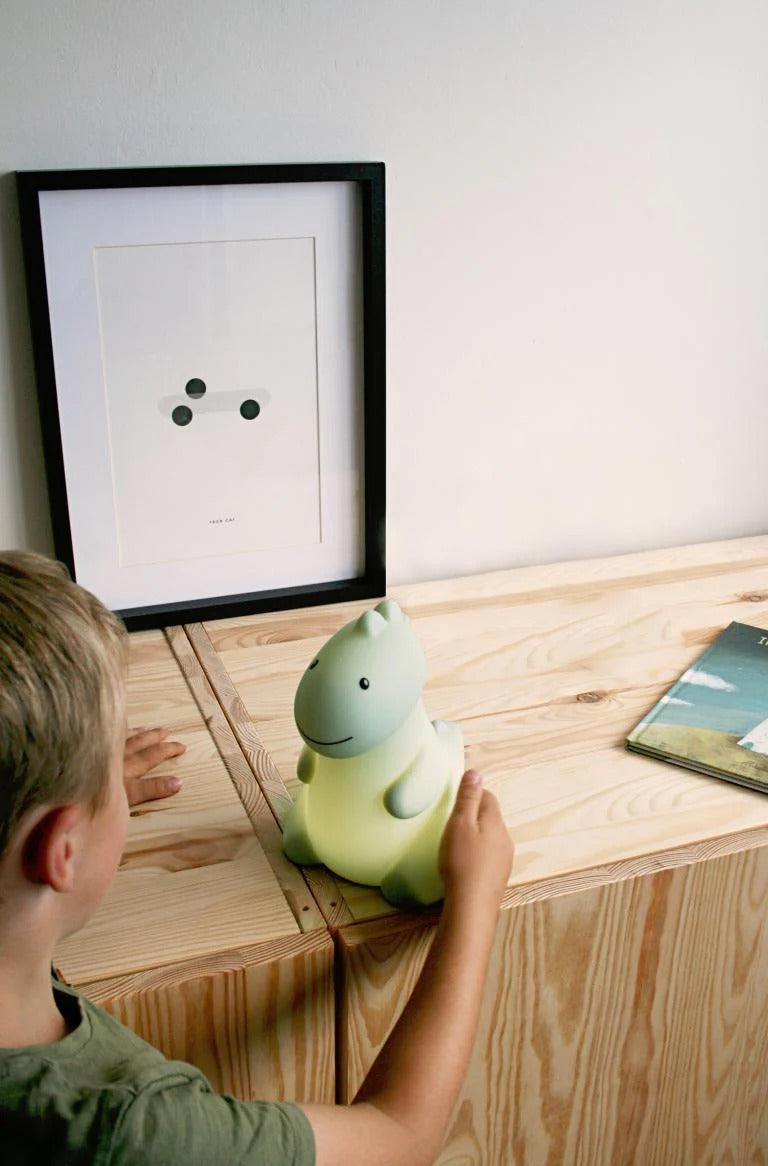 Jeroom Dino Clay Led Nightlight Sage