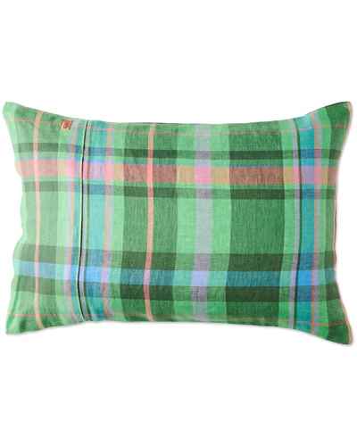 Jewel of The Nile Tartan Linen Pillowcase