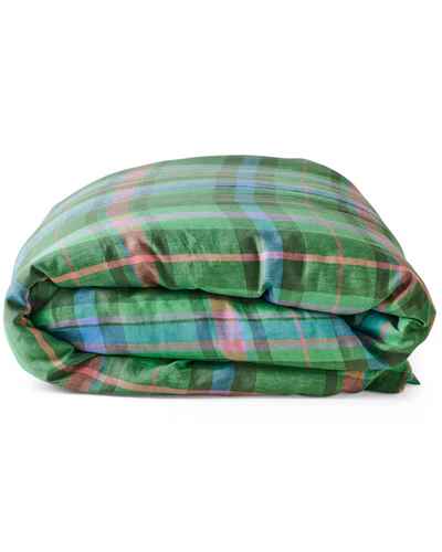 Jewel of The Nile Tartan Linen Quilt Cover