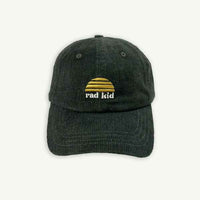 Thumbnail for Rad Kid Cord Baseball Cap - Khaki