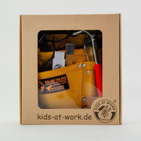 Thumbnail for Kids at Work Leather Tool Belt with Tools Set x 3