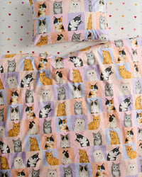 Thumbnail for Kitty Cat Organic Cotton Pillowcase