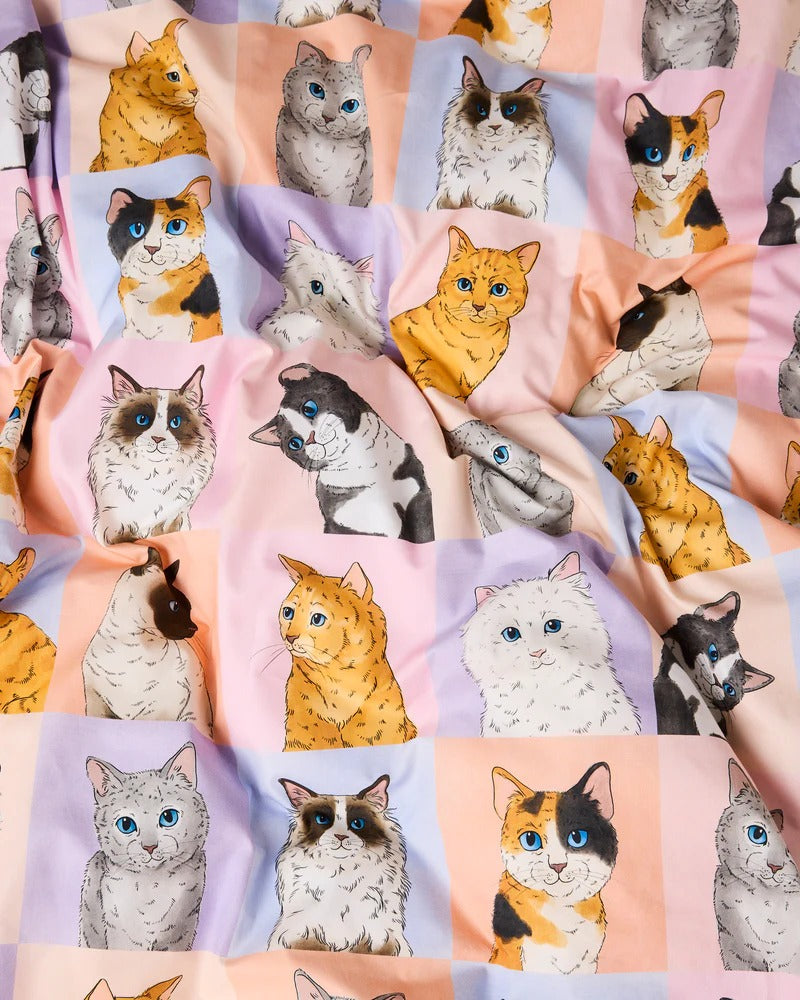 Kitty Cat Organic Cotton Pillowcase