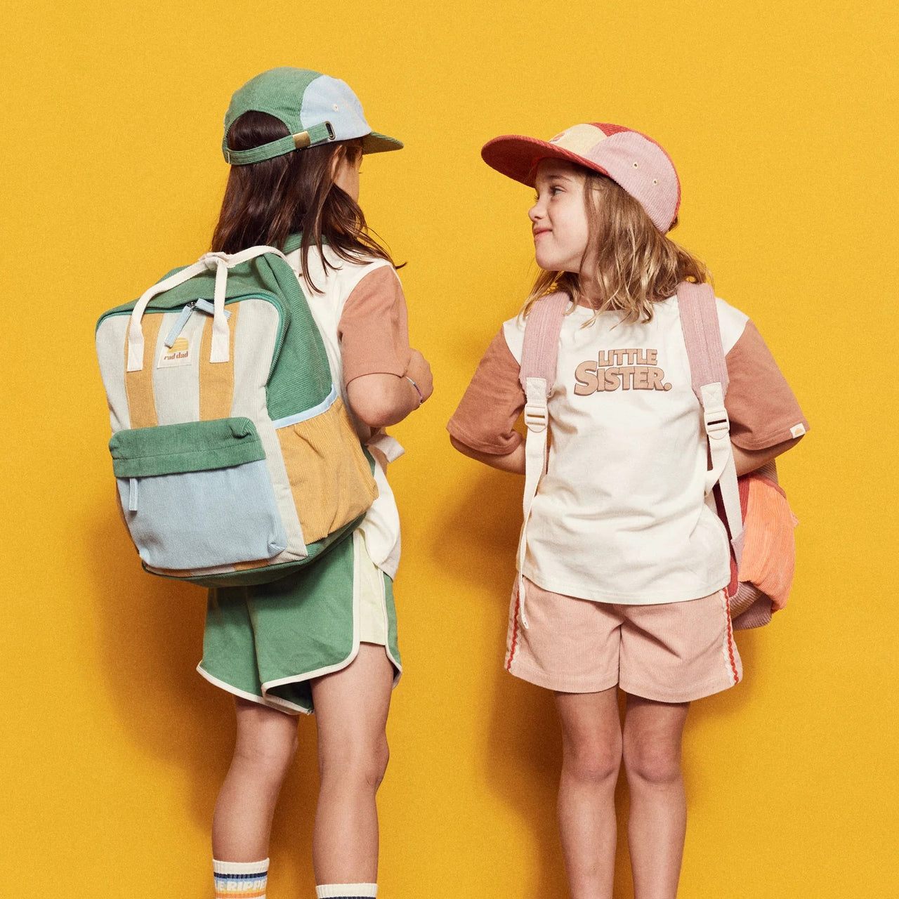 Corduroy Splice Eco Kids Backpack - Lagoon
