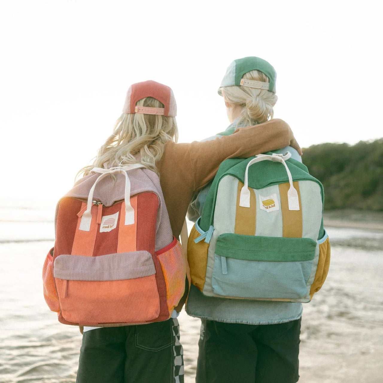 Corduroy Splice Eco Kids Backpack - Lagoon