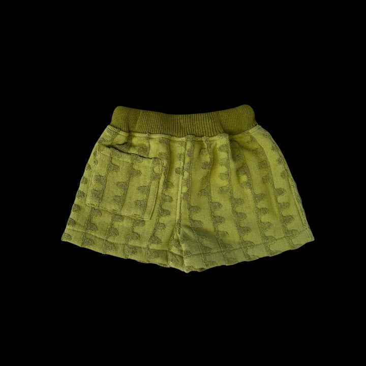 Terry Towelling Flow Shorts Leaf