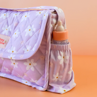 Thumbnail for Dolls Nappy Bag Set - Lilac Daisy