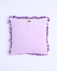 Thumbnail for Lilac Velvet Tassel Cushion