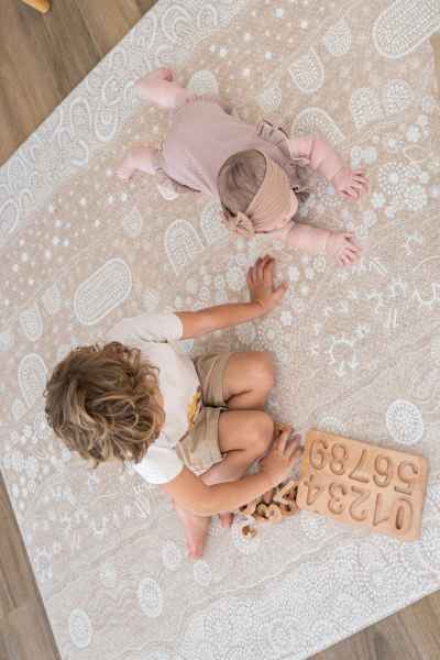 Little One Kids Padded Play Mat - Family