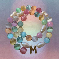 Thumbnail for Lollie Youth Necklace with Gold Initial