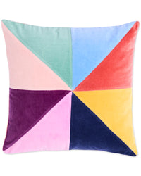Thumbnail for Lustre Panelled Velvet Cushion