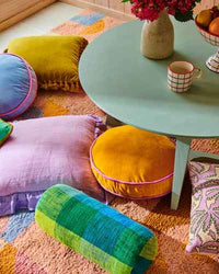 Thumbnail for Mango Daiquiri Velvet Pea Cushion