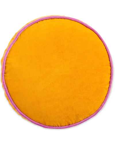 Mango Daiquiri Velvet Pea Cushion