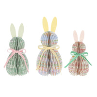 Thumbnail for Meri Meri x Liberty Paper Honeycomb Bunnies (Pack of 3)