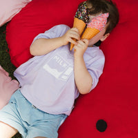 Thumbnail for Milk Boxy Tee Lavender