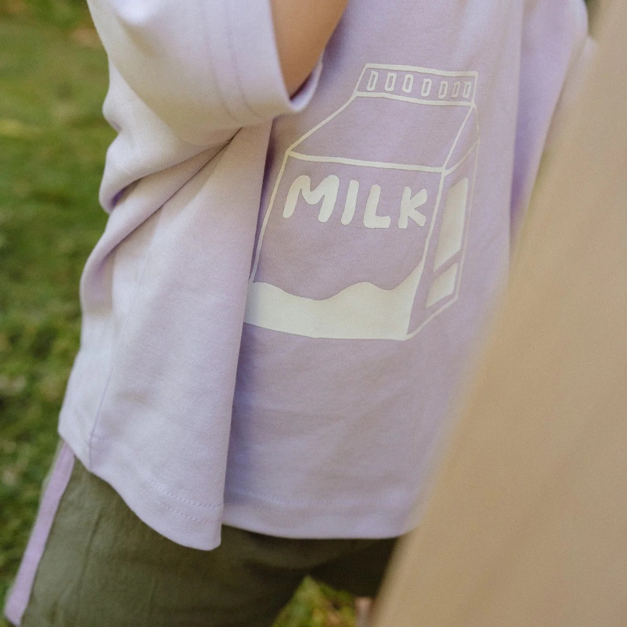 Milk Boxy Tee Lavender